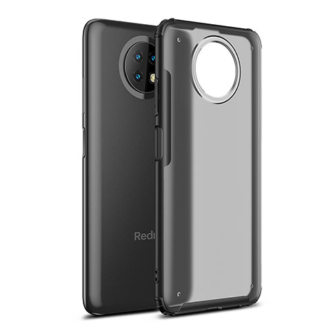 Carcasa Bumper Funda Silicona Transparente WL1 para Xiaomi Redmi Note 9 5G Negro