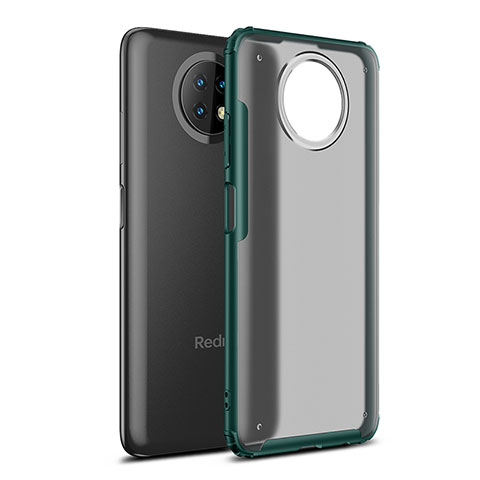 Carcasa Bumper Funda Silicona Transparente WL1 para Xiaomi Redmi Note 9 5G Verde