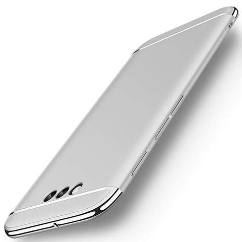 Carcasa Bumper Lujo Marco de Metal y Plastico Funda M01 para Huawei Honor Magic Plata