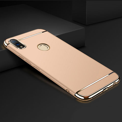 Carcasa Bumper Lujo Marco de Metal y Plastico Funda M01 para Huawei Honor View 10 Lite Oro