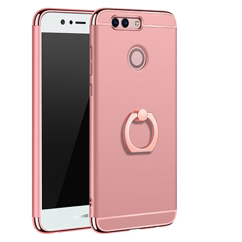 Carcasa Bumper Lujo Marco de Metal y Plastico Funda M01 para Huawei Nova 2 Oro Rosa