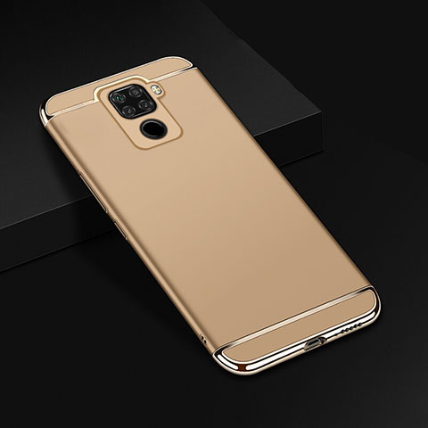 Carcasa Bumper Lujo Marco de Metal y Plastico Funda M01 para Huawei Nova 5z Oro