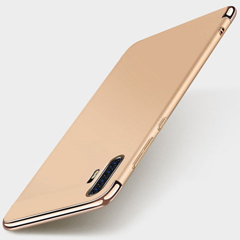 Carcasa Bumper Lujo Marco de Metal y Plastico Funda M01 para Huawei P30 Pro New Edition Oro