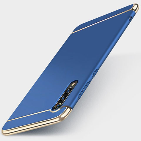 Carcasa Bumper Lujo Marco de Metal y Plastico Funda M01 para Xiaomi Mi 9 Azul