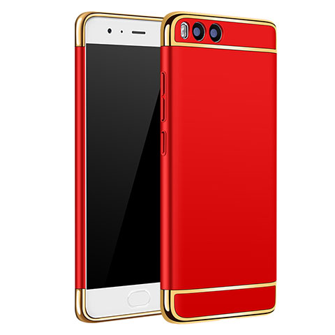 Carcasa Bumper Lujo Marco de Metal y Plastico para Xiaomi Mi 6 Rojo