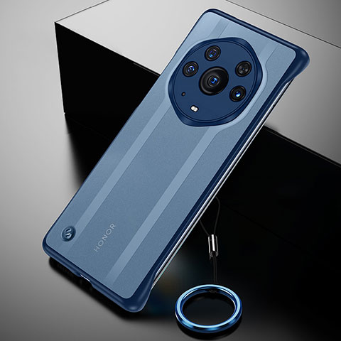 Carcasa Dura Cristal Plastico Funda Rigida Sin Marco Transparente H01 para Huawei Honor Magic3 Pro+ Plus 5G Azul