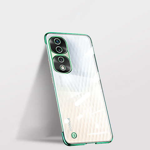 Carcasa Dura Cristal Plastico Funda Rigida Sin Marco Transparente para Huawei Honor 70 Pro 5G Verde