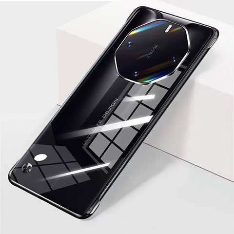 Carcasa Dura Cristal Plastico Funda Rigida Sin Marco Transparente para Huawei Mate 60 RS Ultimate Negro