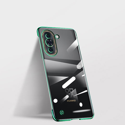 Carcasa Dura Cristal Plastico Funda Rigida Sin Marco Transparente para Huawei Nova 10 Pro Verde