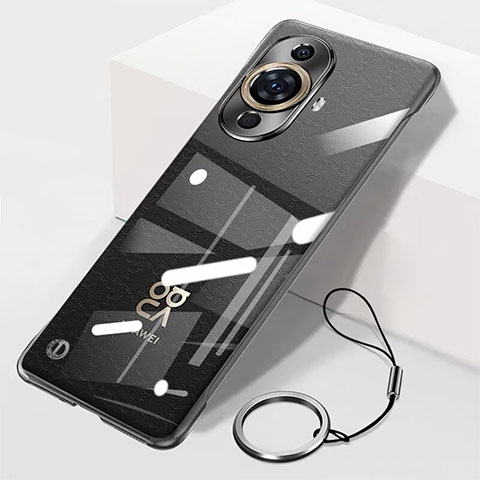 Carcasa Dura Cristal Plastico Funda Rigida Sin Marco Transparente para Huawei Nova 11 Ultra Negro