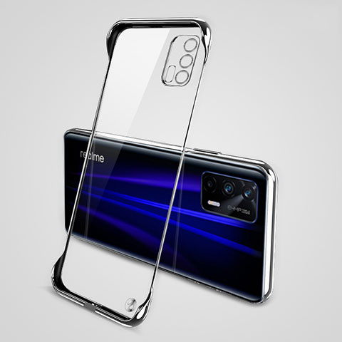 Carcasa Dura Cristal Plastico Funda Rigida Sin Marco Transparente para Realme Q3 Pro 5G Plata