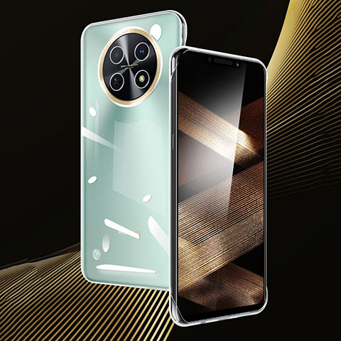 Carcasa Dura Cristal Plastico Funda Rigida Sin Marco Transparente T01 para Huawei Nova Y91 Claro