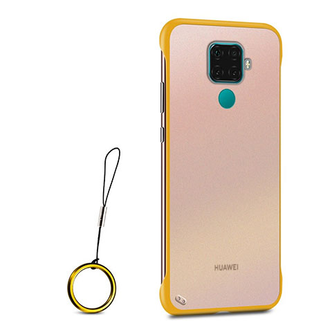 Carcasa Dura Cristal Plastico Funda Rigida Transparente H01 para Huawei Nova 5z Amarillo