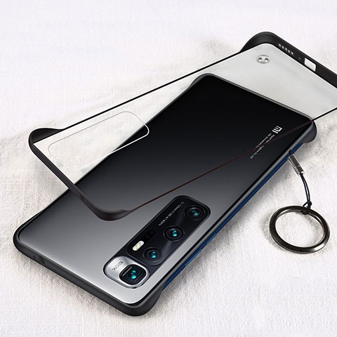 Carcasa Dura Cristal Plastico Funda Rigida Transparente H01 para Xiaomi Mi 10 Ultra Negro