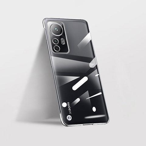 Carcasa Dura Cristal Plastico Funda Rigida Transparente H01 para Xiaomi Mi 12 5G Plata