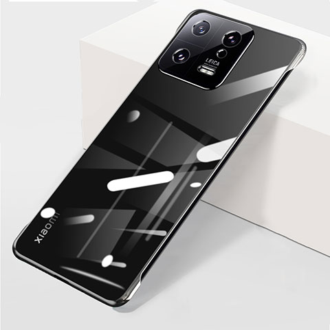 Carcasa Dura Cristal Plastico Funda Rigida Transparente H01 para Xiaomi Mi 13 Pro 5G Negro