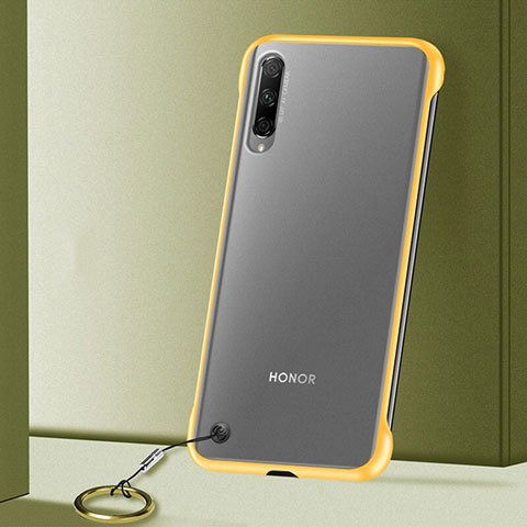 Carcasa Dura Cristal Plastico Funda Rigida Transparente H02 para Huawei Honor 9X Pro Amarillo