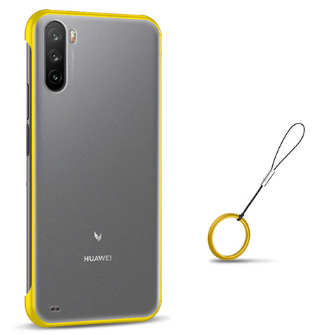 Carcasa Dura Cristal Plastico Funda Rigida Transparente H02 para Huawei Mate 40 Lite 5G Amarillo