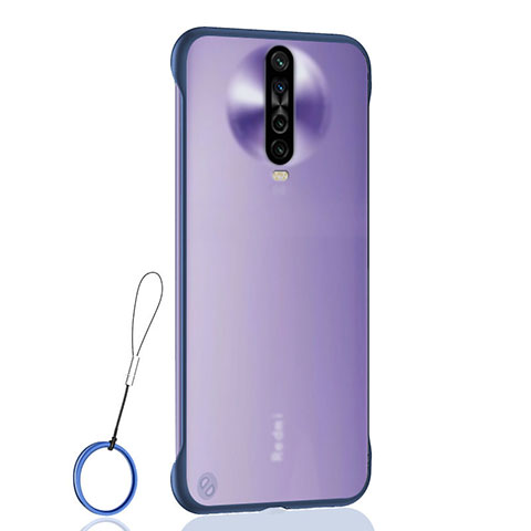 Carcasa Dura Cristal Plastico Funda Rigida Transparente H02 para Xiaomi Poco X2 Azul