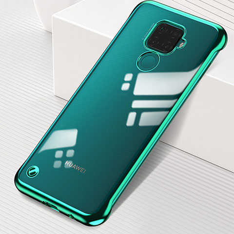 Carcasa Dura Cristal Plastico Funda Rigida Transparente H03 para Huawei Nova 5i Pro Verde