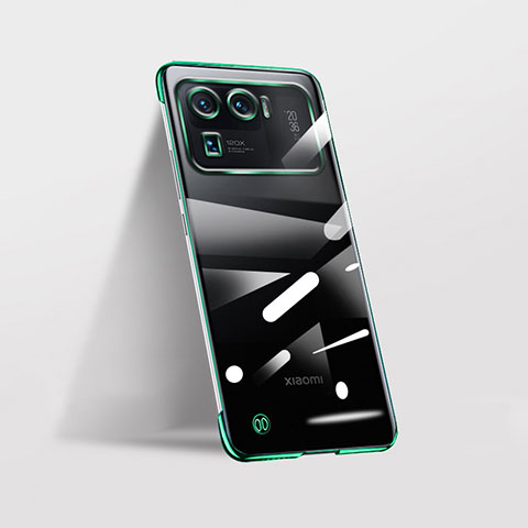 Carcasa Dura Cristal Plastico Funda Rigida Transparente H03 para Xiaomi Mi 11 Ultra 5G Verde