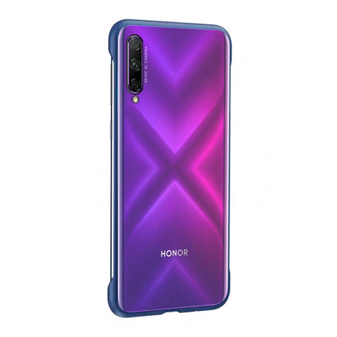 Carcasa Dura Cristal Plastico Funda Rigida Transparente H04 para Huawei P Smart Pro (2019) Azul