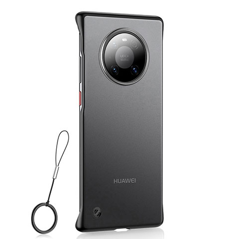 Carcasa Dura Cristal Plastico Funda Rigida Transparente S01 para Huawei Mate 40 Pro Negro