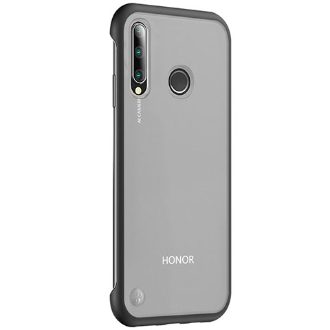 Carcasa Dura Cristal Plastico Funda Rigida Transparente S02 para Huawei Honor 20E Negro