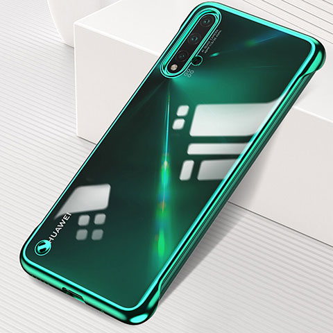 Carcasa Dura Cristal Plastico Funda Rigida Transparente S02 para Huawei Nova 5 Pro Verde