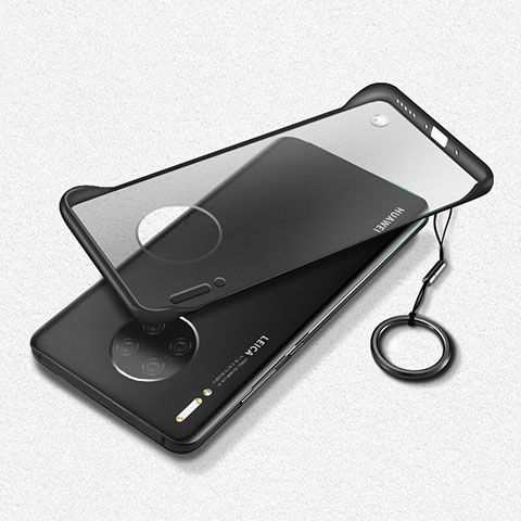 Carcasa Dura Cristal Plastico Funda Rigida Transparente S03 para Huawei Mate 30 Negro