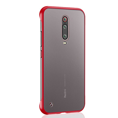 Carcasa Dura Cristal Plastico Funda Rigida Transparente S03 para Xiaomi Redmi K20 Pro Rojo