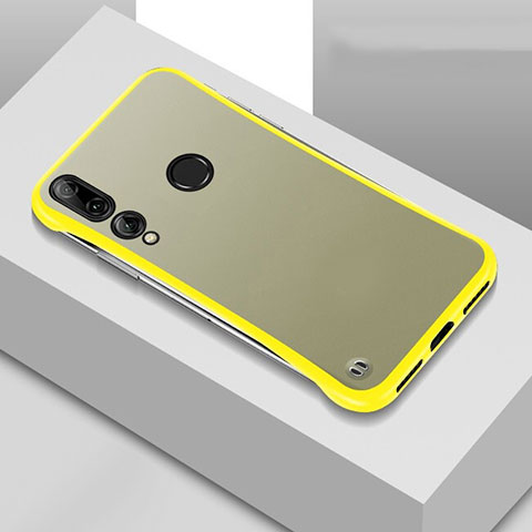 Carcasa Dura Cristal Plastico Funda Rigida Transparente S04 para Huawei Honor 20i Amarillo