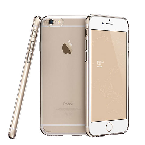 Carcasa Dura Cristal Plastico Rigida Transparente C01 para Apple iPhone 6 Claro