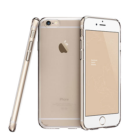 Carcasa Dura Cristal Plastico Rigida Transparente C01 para Apple iPhone 6 Plus Claro