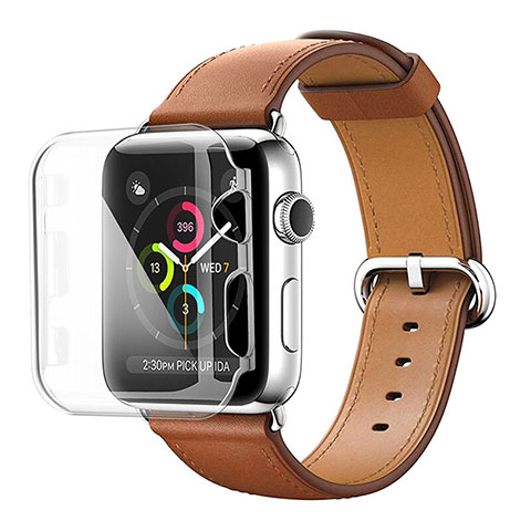 Carcasa Dura Cristal Plastico Rigida Transparente para Apple iWatch 38mm Claro