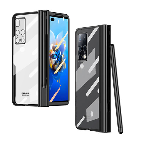 Carcasa Dura Cristal Plastico Rigida Transparente ZL2 para Huawei Mate X2 Negro