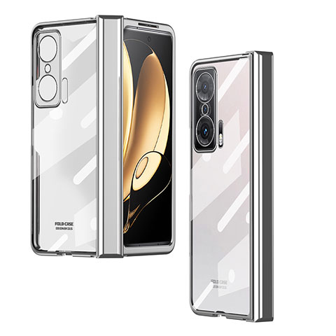 Carcasa Dura Cristal Plastico Rigida Transparente ZL3 para Huawei Honor Magic V 5G Plata