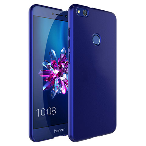 Carcasa Dura Plastico Rigida Mate con Anillo de dedo Soporte para Huawei P9 Lite (2017) Azul