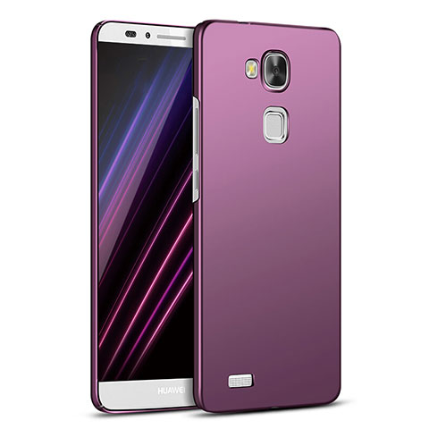 Carcasa Dura Plastico Rigida Mate M03 para Huawei Mate 7 Morado