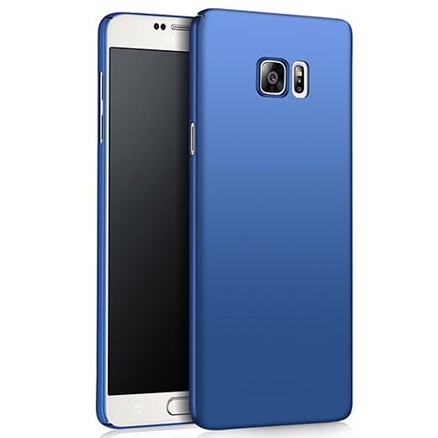 Carcasa Dura Plastico Rigida Mate M03 para Samsung Galaxy Note 5 N9200 N920 N920F Azul