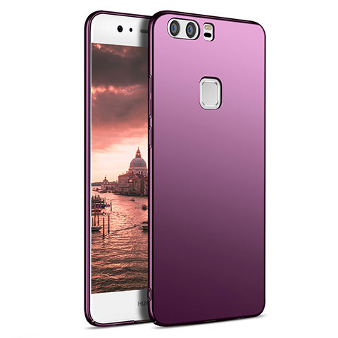 Carcasa Dura Plastico Rigida Mate M09 para Huawei P9 Morado