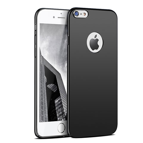 Carcasa Dura Plastico Rigida Mate P01 para Apple iPhone 6 Negro