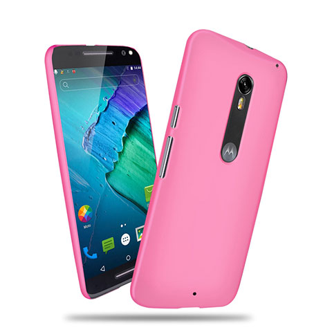 Carcasa Dura Plastico Rigida Mate para Motorola Moto X Style Rosa