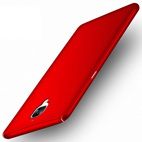 Carcasa Dura Plastico Rigida Mate para OnePlus 3 Rojo