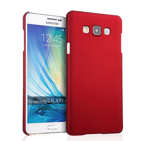 Carcasa Dura Plastico Rigida Mate para Samsung Galaxy A7 Duos SM-A700F A700FD Rojo