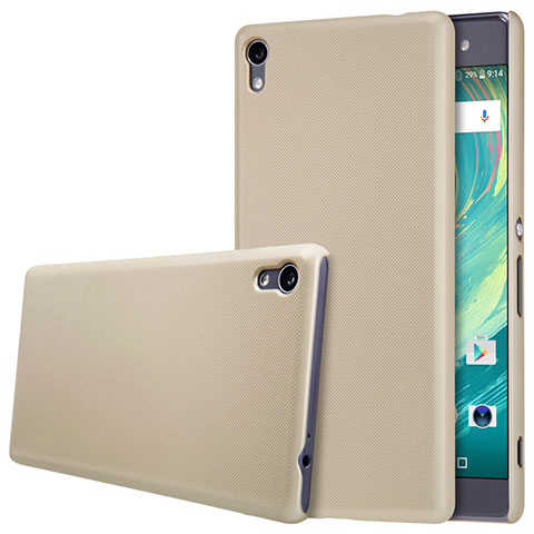 Carcasa Dura Plastico Rigida Mate para Sony Xperia XA Ultra Oro