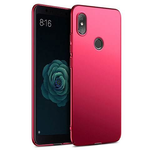 Carcasa Dura Plastico Rigida Mate para Xiaomi Mi 6X Rojo