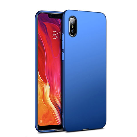 Carcasa Dura Plastico Rigida Mate para Xiaomi Mi 8 Explorer Azul