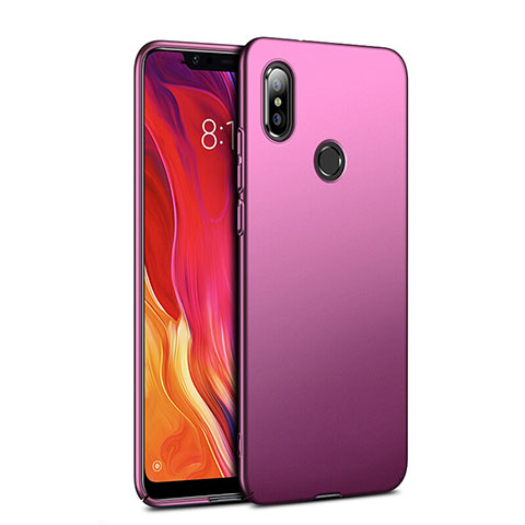 Carcasa Dura Plastico Rigida Mate para Xiaomi Mi 8 Morado