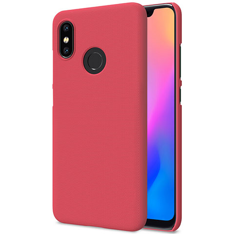 Carcasa Dura Plastico Rigida Perforada para Xiaomi Mi 8 Rojo